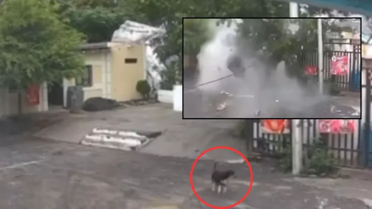 Rocas gigantes se desprenden en Monterrey