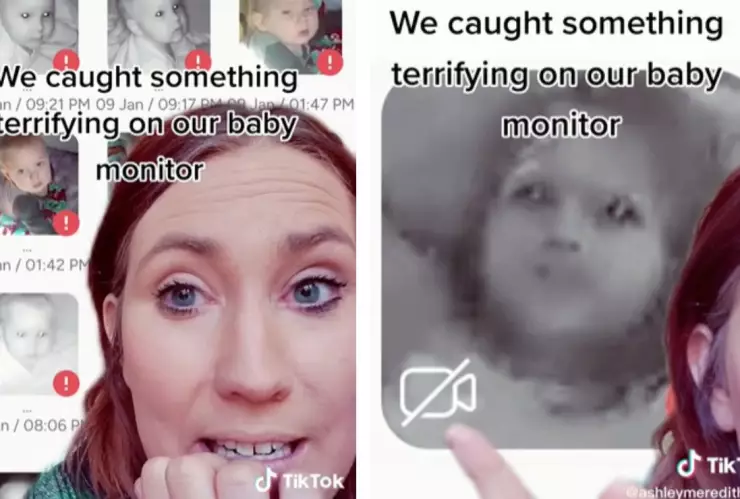 ¿Fantasma Monitor de bebé capta un rostro en la cuna vacía