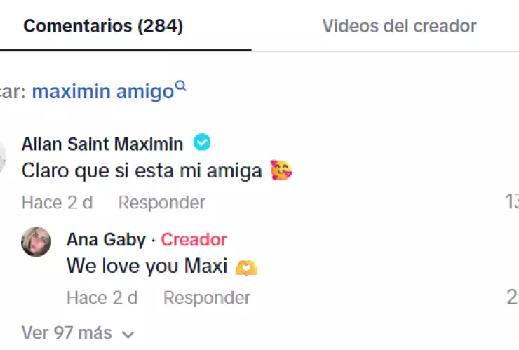 Comentario de Saint-Maximin sobre la abuela del América