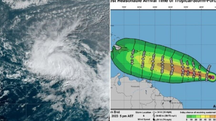 Tormeta Tropical Bret