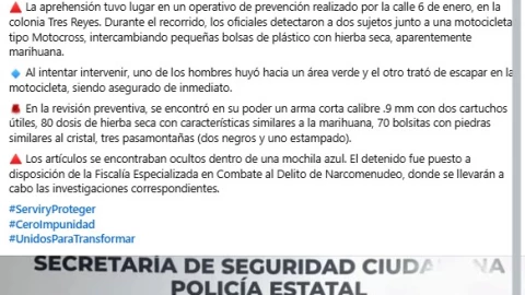Detienen a presunto homicida de menor de edad en Benito Juárez.jpg