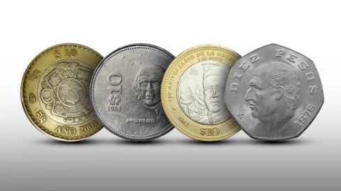 Monedas falsas México
