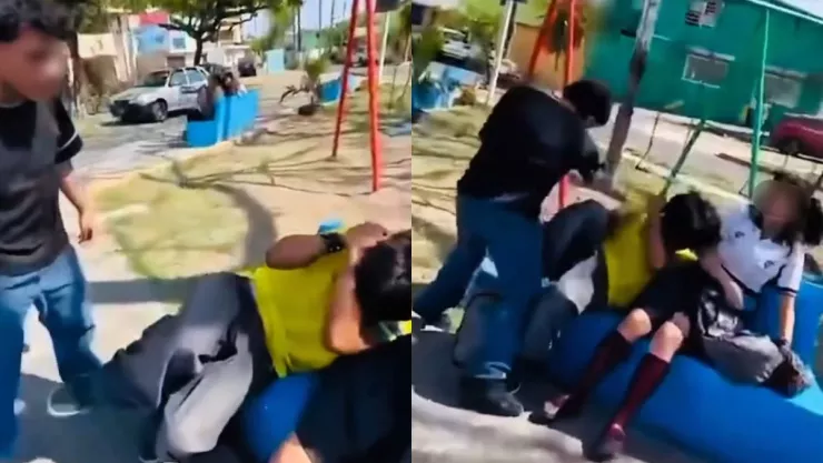 Joven brinda brutal golpiza a estudiante de preparatoria en Veracruz