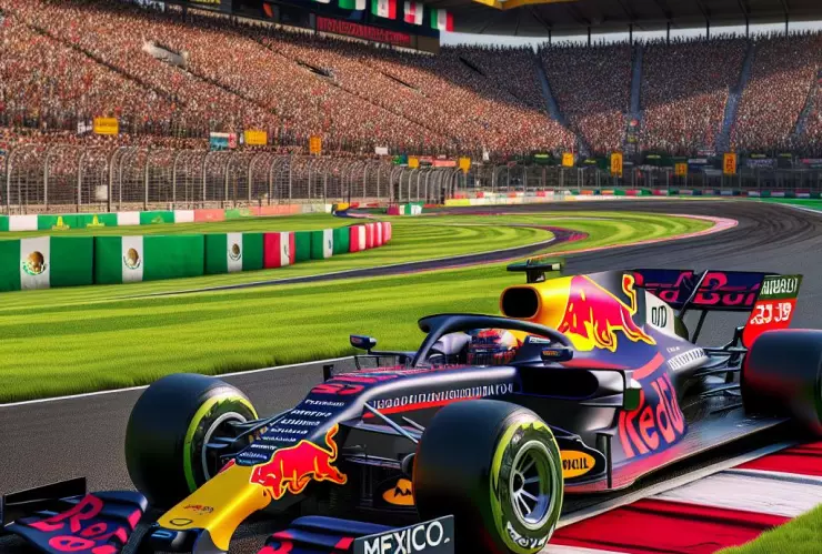 Checo Pérez en el GP de México