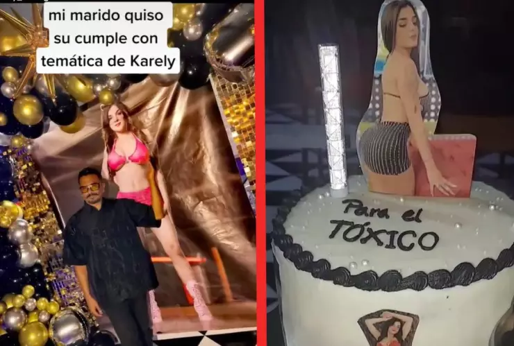 Fiesta temática de Karely Ruiz.-