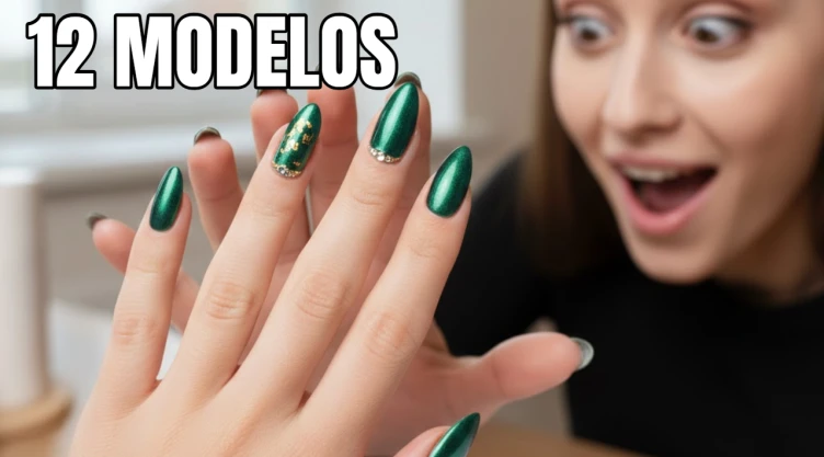 12 modelos de uñas verdes que se verán elegantes si las usas en cortas o largas: y para cualquier fecha del año