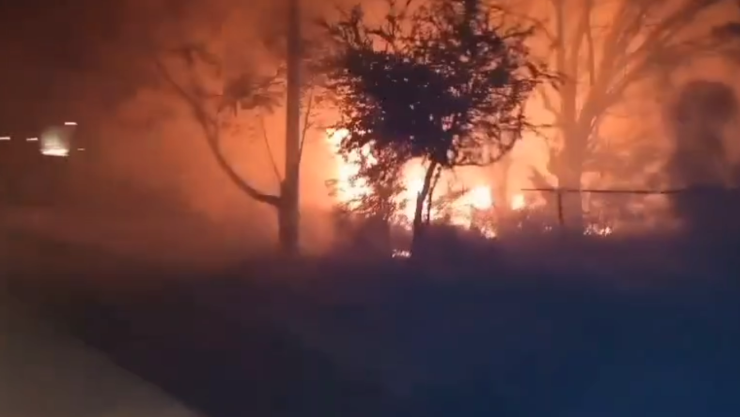 Incendio en Plaza Ámbar