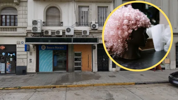 Intenta estafar banco con disfraz