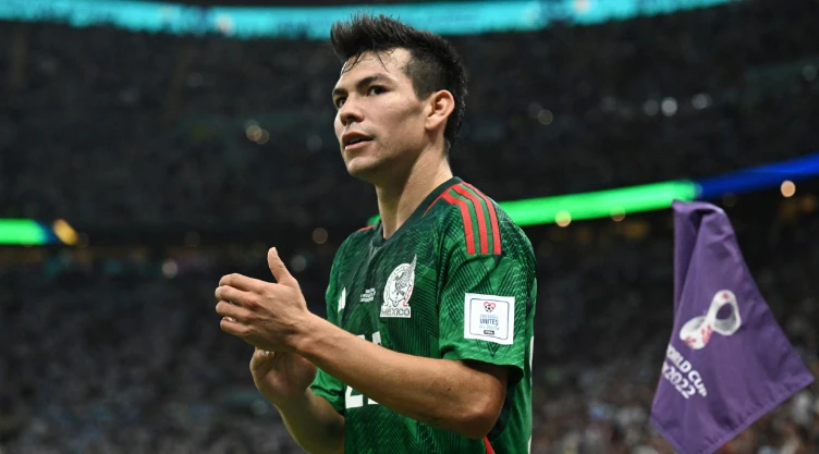 Hirving Lozano en el Mundial de Qatar 2022