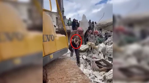 Nace bebé entre escombros tras terremoto en Siria