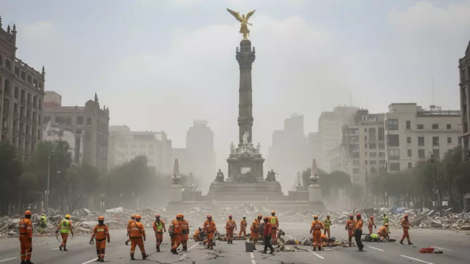 Gran sismo en la Ciudad de México