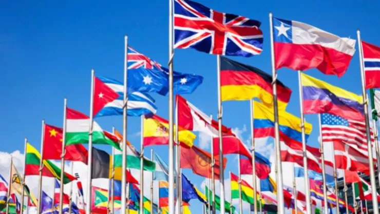 banderas de distintos países