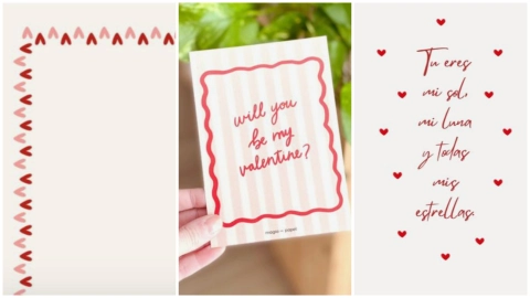 cartas de amor en San Valentin