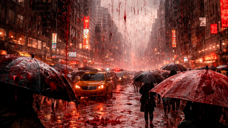 Lluvia de sangre España