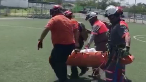 rescate en el Cerro de la Silla