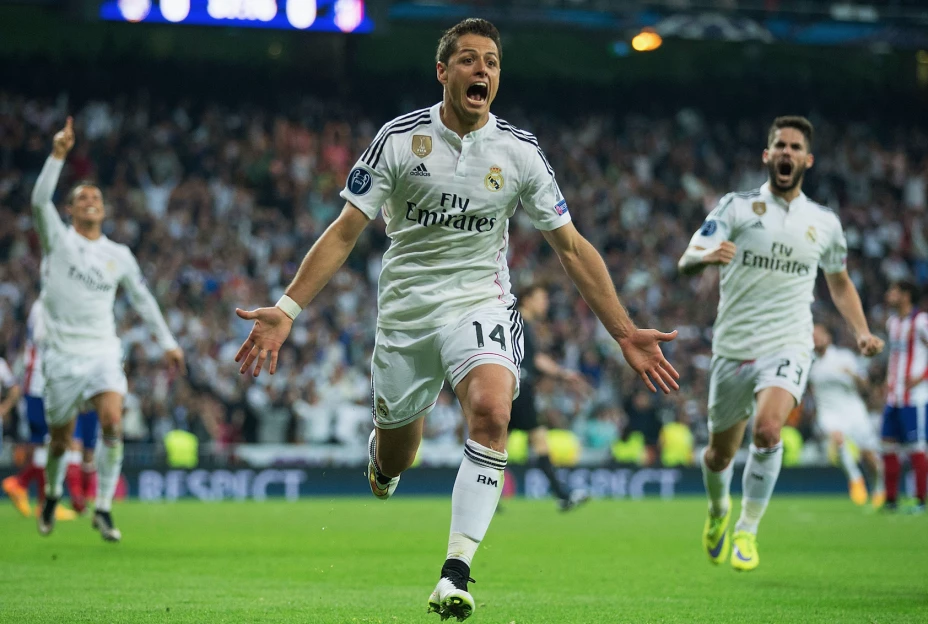 Gol ante el Atlético de Madrid siendo jugador del Real Madrid, en partido de vuelta de cuartos de final de Champions League, 22 de abril de 2015.
