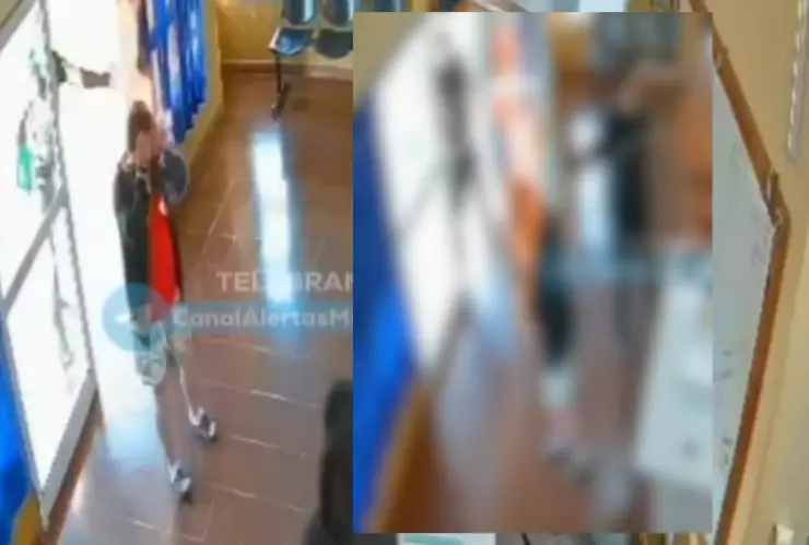 Mujer se quema en comisaría