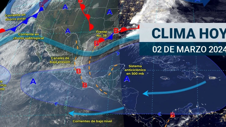 El clima será frío en la mañana y caluroso en la tarde este 2 de marzo en México