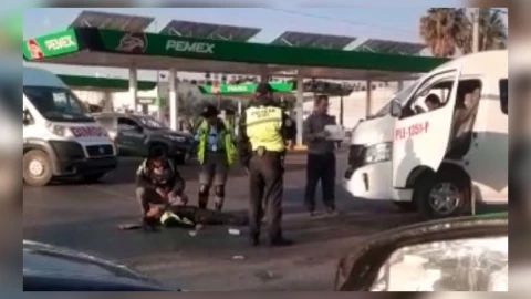 Atropellan a mujer tránsito en León