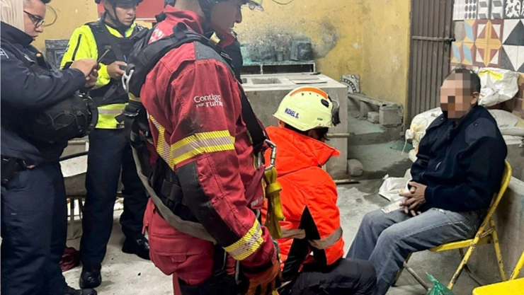 hombre es rescatado con vida arrastrado aguas negras colonia chapultepec