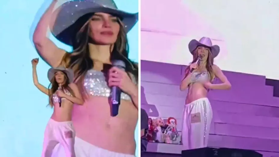 El concierto de Belinda se volvió tendencia por un momento captado en video