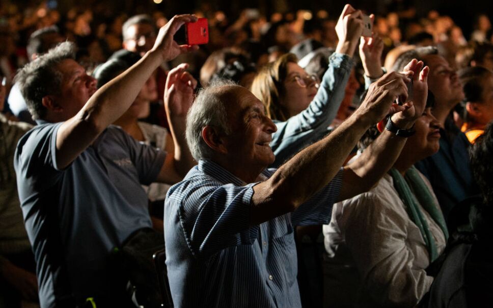 Los asistentes se mostraron muy felices durante el concierto / Foto: 13 Producciones