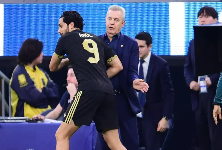 Raúl Jiménez y Javier Aguirre