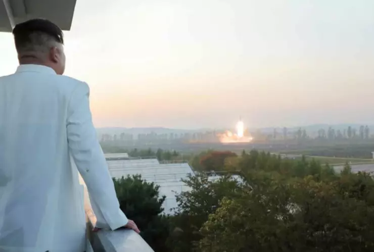 Prueba de misiles nucleares en Corea del Norte