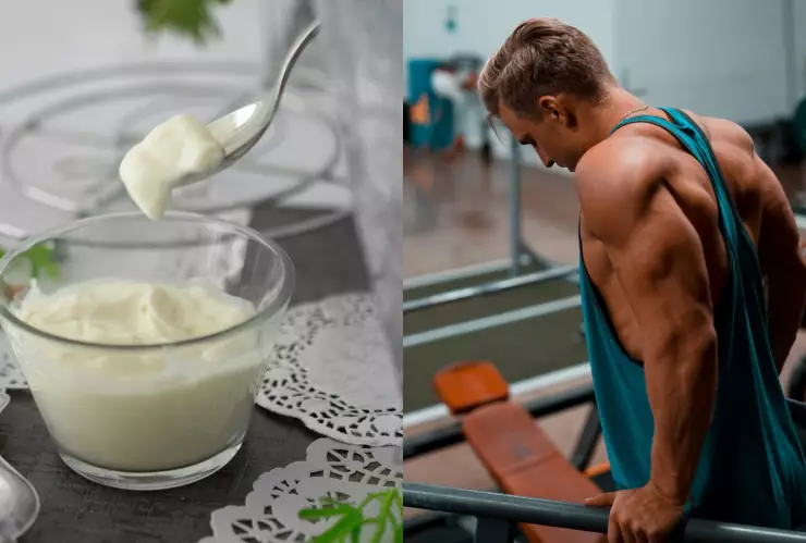 Yogur y masa muscular