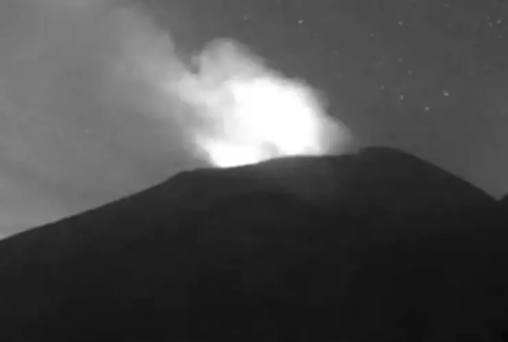 actividad del volcán Popocatépetl hoy 3 de mayo de 2024