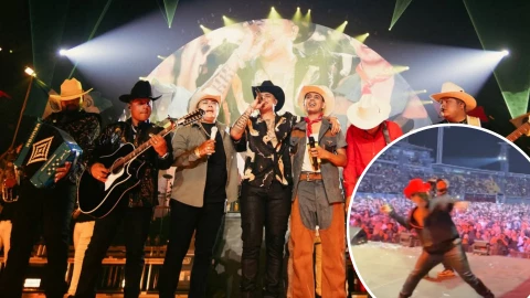 Eduin Caz rompe pantalla en festival de Colombia