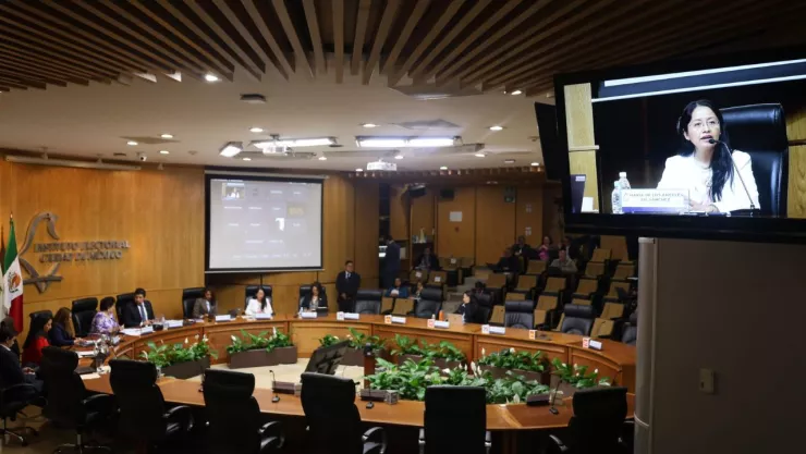 Sede central del IECM trabaja de forma remota ante protesta de grupo del PRD capitalino