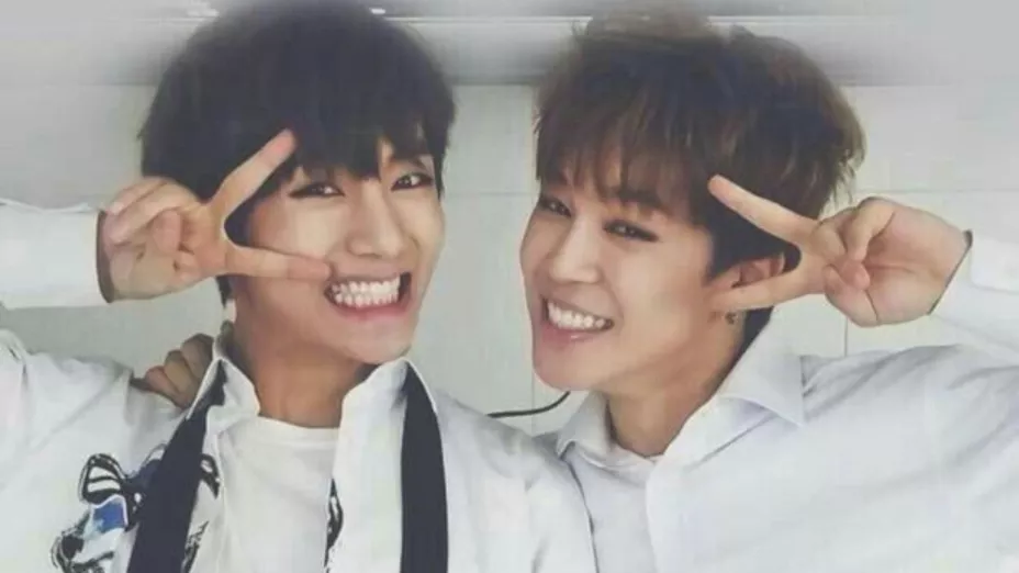 Jimin y V de BTS