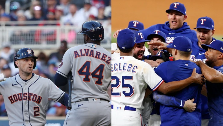 Rangers y Astros de Houston