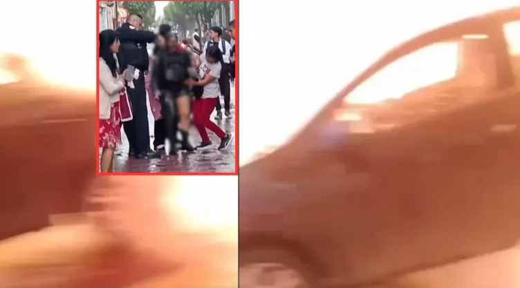 Así fue la explosión de un transformador de la CFE en León, Guanajuato