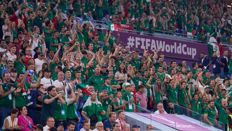 Afición de la Selección Mexicana en el Mundial de Qatar 2022