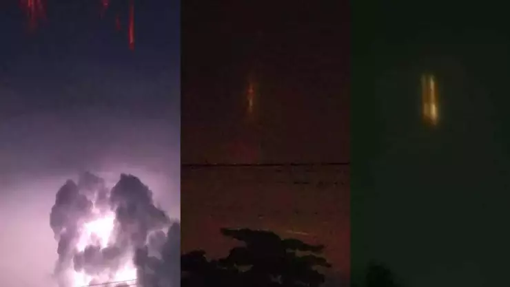 Avistan entes que presagian terremotos y desastres - Los Sprites