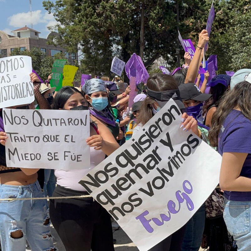 FOTOS: Así se vio la marcha por el 8M en la CDMX
