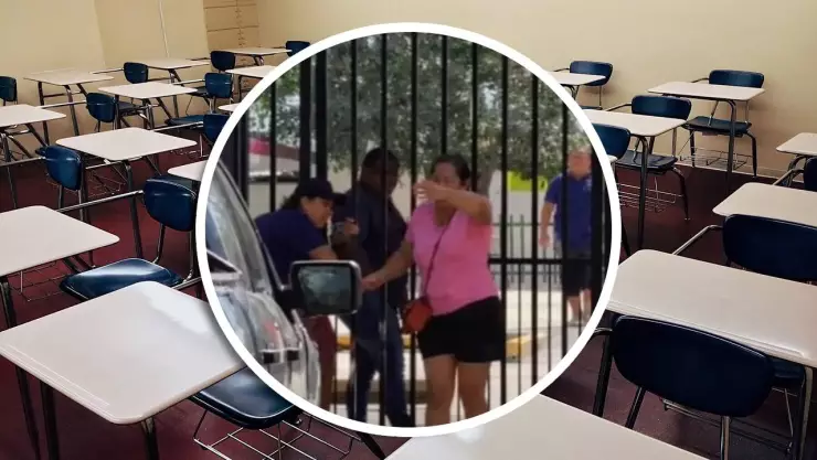 Desesperada y entre lágrimas, así fue como llegó la mamá del alumno que murió en escuela primaria