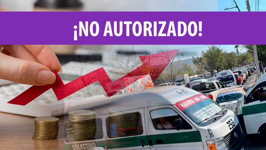 ¡NO autorizado! Los costos del transporte público en Chiapas mantienen sus precios: SMyT