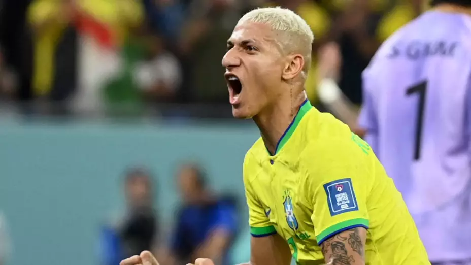 Richarlison con Brasil en Qatar 2022