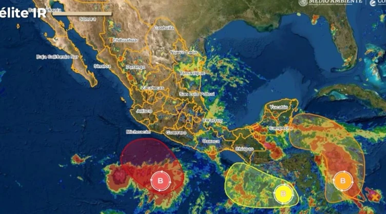 Conagua tormenta tropical Blas Pacífico