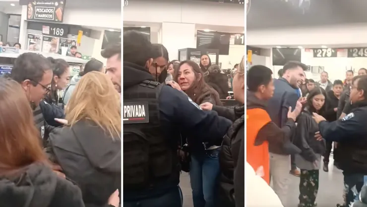 Pelea Centro comercial
