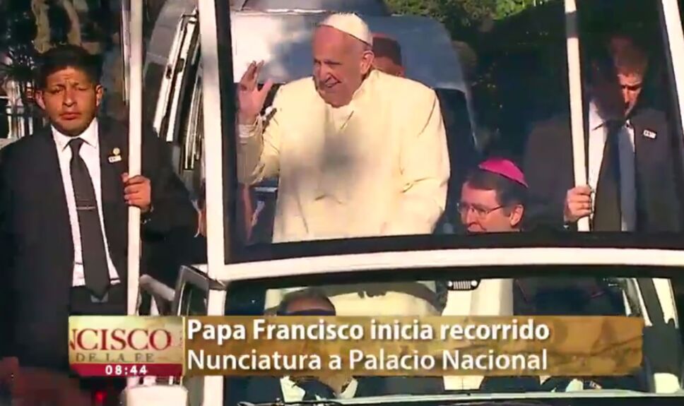 recorrido papa