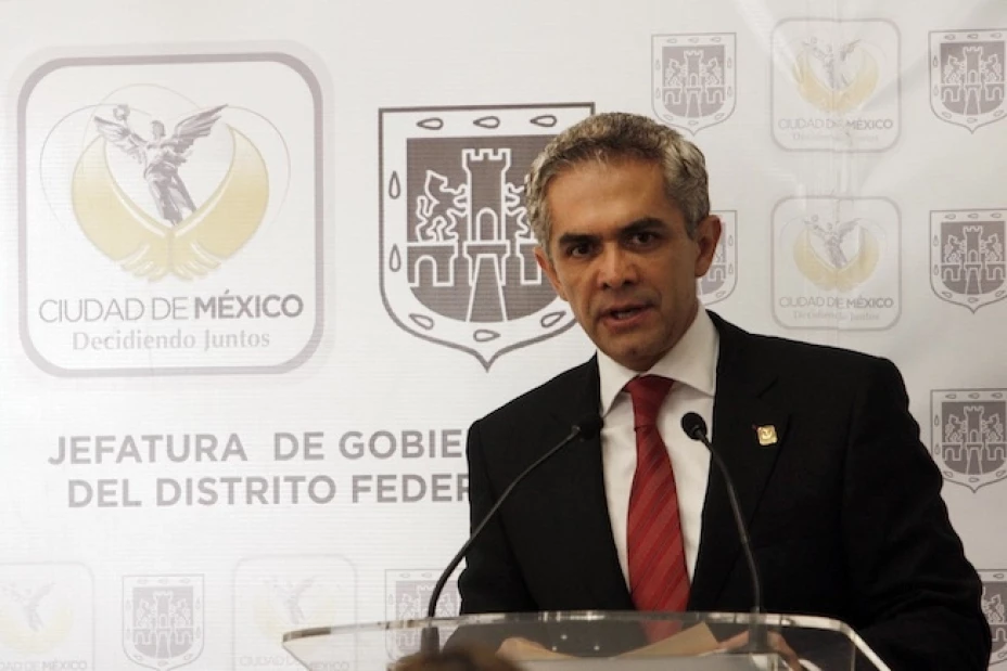Miguel Ángel Mancera, jefe de Gobierno del Distrito Federal