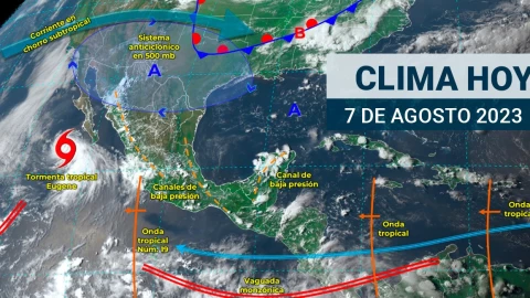 Tormenta tropical Eugene continúa su paso; así será el clima en México este lunes 7 de agosto