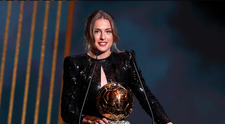 Alexia Putellas ganadora del Balón de Oro