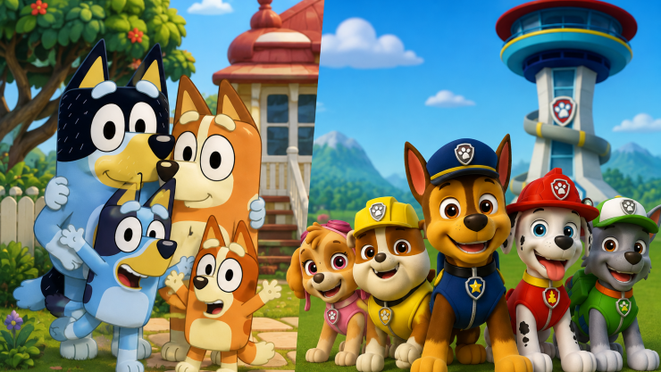4 capítulos de Bluey y Paw Patrol para aprender sobre la empatía de manera práctica y divertida