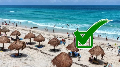 Estas son las playas de Cancún en las que puedes nadar HOY 3 de febrero de 2026.webp