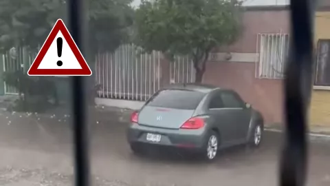 ¿Cuáles son las avenidas y calles cerradas por la lluvia en Aguascalientes 22 de julio?
